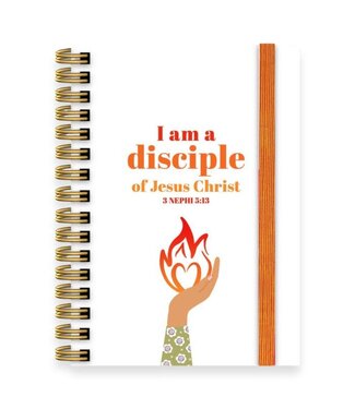 WHITE FLAME I Am A Disciple Of Jesus Christ Journal, 2024 LDS Youth Theme