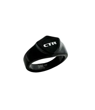 CTR Ring Solo Stainless Steel Black
