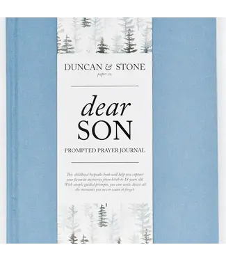 Dear Son Childhood Keepsake Book | Gift For Mom or Spouse