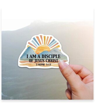 MOUNTAIN DESIGN 2024 LDS Youth Theme Stickers, I Am A Disciple Of Jesus Christ