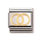 NOMINATION COMPOSABLE CLASSIC DAILY LIFE WEDDING RINGS 030109/21