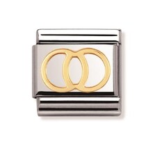 NOMINATION COMPOSABLE CLASSIC DAILY LIFE WEDDING RINGS 030109/21