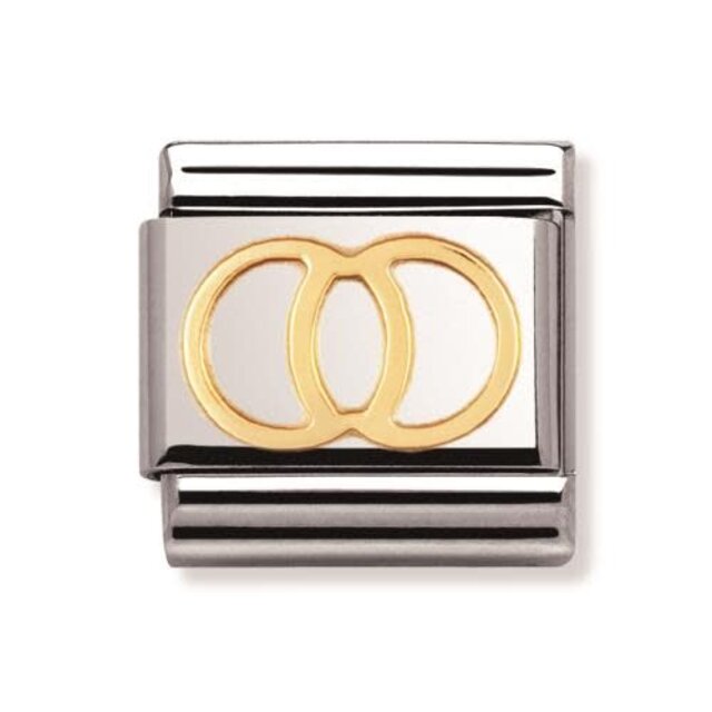 NOMINATION COMPOSABLE CLASSIC DAILY LIFE WEDDING RINGS 030109/21