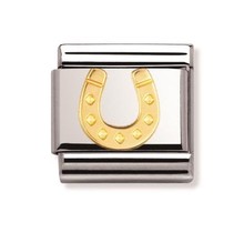 NOMINATION COMPOSABLE CLASSIC GOOD LUCK DANISH HORSESHOE 030115/11