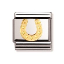 NOMINATION COMPOSABLE CLASSIC GOOD LUCK DANISH HORSESHOE 030115/11