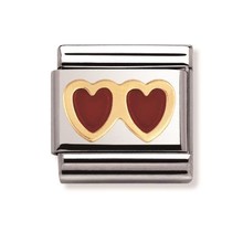 Nomination Link - 030207-02- Classic LOVE - Red Double Heart