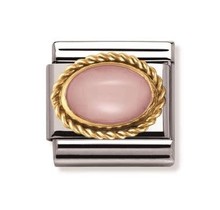 Nomination - 030507-22- Link Classic STONES - Pink Opal