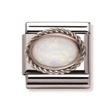 NOMINATION COMPOSABLE CLASSIC WHITE OPAL 330503/07