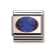 Nomination - 030601-007- Link Classic FACETED - Blue