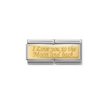 Nomination Link - 030710-10 - Classic DOUBLE ENGRAVED - To the moon and Back