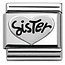 Nomination Nomination - 330101-11- Link Classic OXIDIZED SYMBOLS - Sister Heart