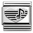 Nomination Nomination - 330101-06- Link Classic OXIDIZED SYMBOLS - Heart With Musical Note