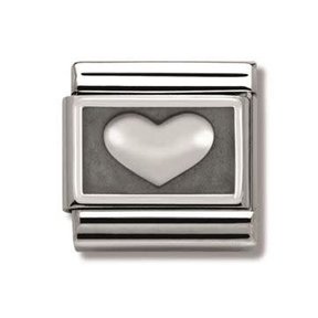 Nomination Link - 330102-01- Classic PLATES OXIDIZED - Heart