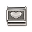 Nomination Nomination - 330102-01- Link Classic PLATES OXIDIZED - Heart