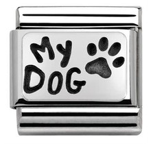 Nomination - 330102-35- Link Classic PLATES OXIDIZED - My Dog