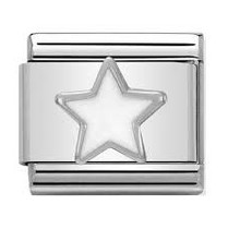Nomination - 330202-04- Link Classic SYMBOLS - White Star