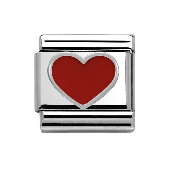 NOMINATION COMPOSABLE CLASSIC SYMBOL RED HEART 330202/17