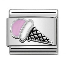 Nomination - 330202-44- Link Classic SYMBOLS - Pink Ice Cream