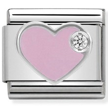 Nomination Link - 330305-02 - Classic CL SYMBOLS - Pink Heart