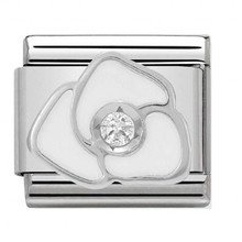 Nomination Link - 330305-06 - Classic CL SYMBOLS - White Rose