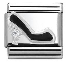 Nomination Link - 330305-09 - Classic CL SYMBOLS - Black Stiletto