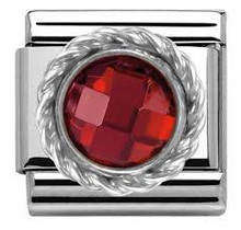 Nomination Link - 330601-005 - Classic STONES - Red