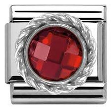 Nomination Link - 330601-005 - Classic STONES - Red