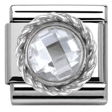 Nomination Link - 330601-010 - Classic STONES - White