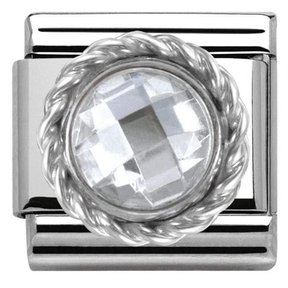 Nomination Link - 330601-010 - Classic STONES - White