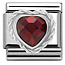 Nomination Nomination - 330603-05- Link Classic HEART FACETED CZ- Red