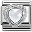 Nomination Nomination - 330603-010- Link Classic HEART FACETED CZ- White