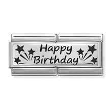 Nomination Link - 330710-13 - Classic DOUBLE ENGRAVED - Happy Birthday