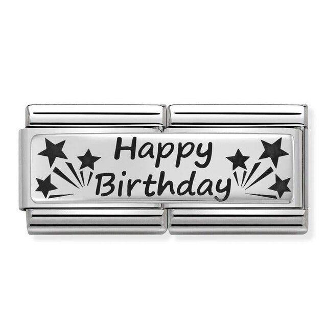 Nomination Link - 330710-13 - Classic DOUBLE ENGRAVED - Happy Birthday Nomination Link - 330710-13 - Classic DOUBLE ENGRAVED - Happy Birthday