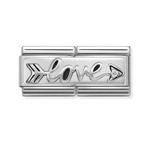 Nomination Link - 330730-02 - Classic DOUBLE ENGRAVED - Arrow Love