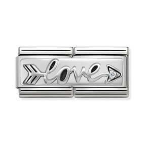 Nomination Link - 330730-02 - Classic DOUBLE ENGRAVED - Arrow Love