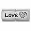 Nomination Nomination - 330731-05 - Link Classic DOUBLE ENGRAVED - Love And Heart