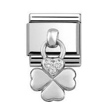 Nomination - 331800-02- Link Classic CHARMS - Four Leaf Clover
