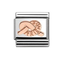 Nomination Link Rosékleurig - 430104-29 - Classic SYMBOLS - Knot of Friend