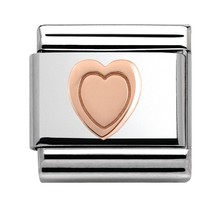 Nomination Link Rosékleurig - 430104-03 - Classic SYMBOLS - Heart