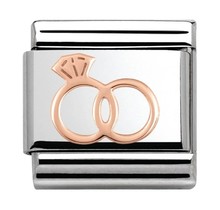 Nomination- 430104-13- Link Rosékleurig Classic SYMBOLS - Marriage Rings