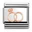 Nomination Nomination- 430104-13- Link Rosékleurig Classic SYMBOLS - Marriage Rings