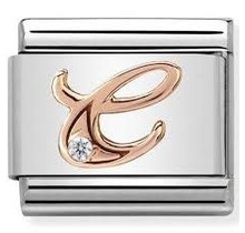 Nomination- 430310-03- Link Rosékleurig Classic Letters - C