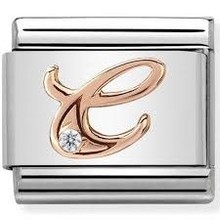 Nomination Link Rosékleurig - 430310-03- Classic LETTERS - C