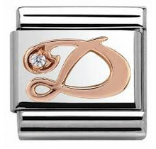 Nomination Link Rosékleurig - 430310-04 - Classic LETTERS - D