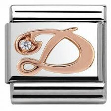 Nomination Link Rosékleurig - 430310-04 - Classic LETTERS - D