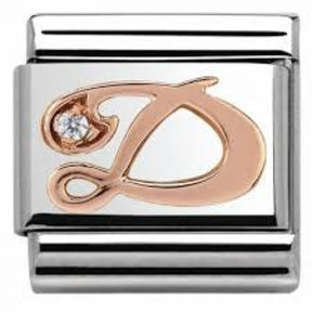 Nomination Link Rosékleurig - 430310-04 - Classic LETTERS - D