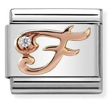 Nomination Link Rosékleurig - 430310-06 - Classic LETTERS - F