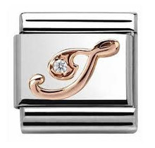 Nomination Link Rosékleurig- 430310-09 - Classic LETTERS - I