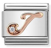 Nomination Link Rosékleurig - 430310-10 - Classic LETTERS - J