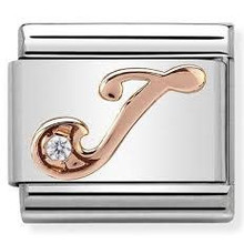 Nomination Link Rosékleurig - 430310-10 - Classic LETTERS - J